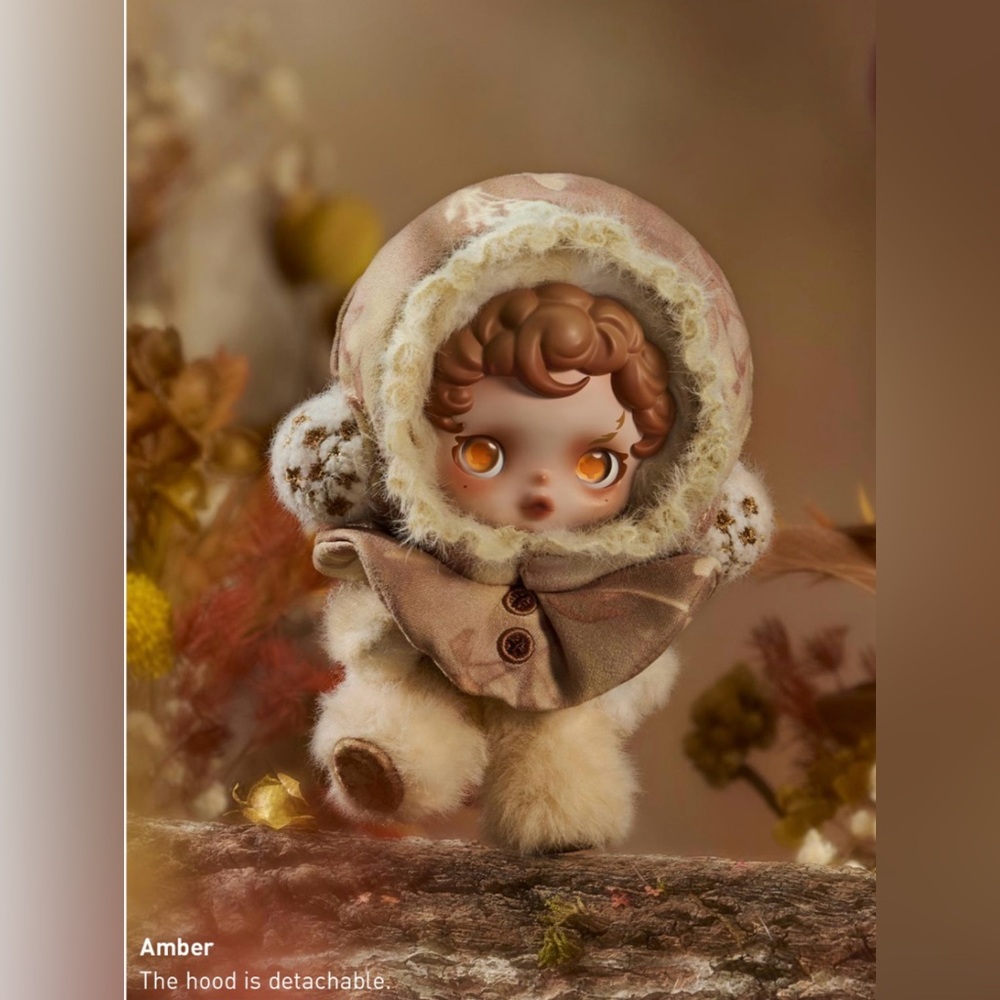 SKULLPANDA Amber L'impressionnisme New Series Plush Doll 100% Authentic
